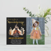 Spooktacular Party Halloween Einladung (Stehend Vorderseite)