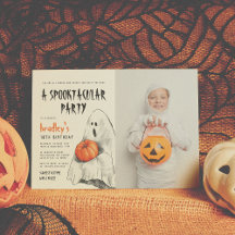 Spooktacular Party Halloween Ghost Foto Geburtstag