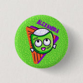 Spooktacular Personalized Zombie Button (Vorderseite)
