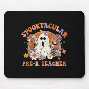Spooktacular Pre-k Lehrer glücklich Halloween Matc Mousepad