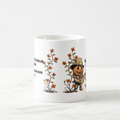 Spooktacular Pumpkin Couple Halloween Kaffeetasse (Mittel)