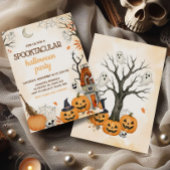 Spooktacular Pumpkin-Halloween-Party Einladung