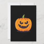 Spooktacular Pumpkin House Halloween-Party Einladung (Rückseite)