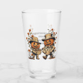 Spooktacular Pumpkin Pals Halloween Glas (Rückseite)