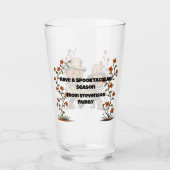 Spooktacular Pumpkin Pals Halloween Glas (Vorderseite)