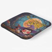 Spooktacular Pumpkin Patch Halloween-Party Teller (Gewinkelt)