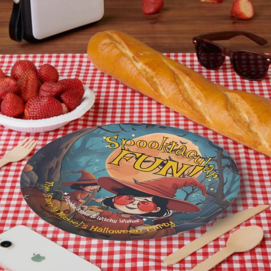 Spooktacular Pumpkin Patch Halloween-Party Teller (Picknick)