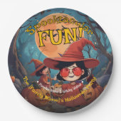 Spooktacular Pumpkin Patch Halloween-Party Teller (Vorderseite)