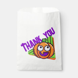 Spooktacular Pumpkin Thank You Gift Bags Geschenktütchen