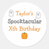 Spooktacular Runder Aufkleber (Vorderseite)