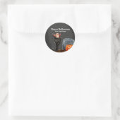 Spooktacular Runder Aufkleber (Tasche)