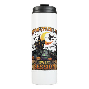 Spooktacular Schweiß-Session Spukhaus Hexe Cau Thermosbecher