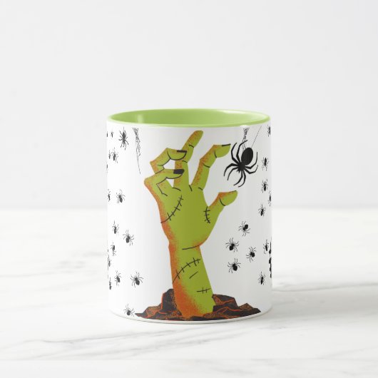 Spooktacular Sips: glückliches Halloween Tasse (Zentrum)