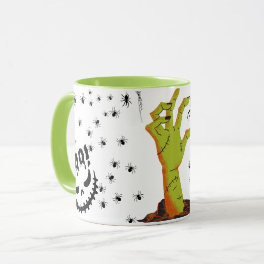 Spooktacular Sips: glückliches Halloween Tasse (Vorderseite Links)
