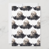 Spooktacular Skull Halloween Einladung (Rückseite)