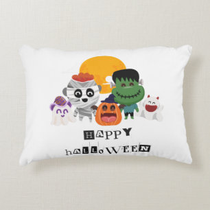 Spooktacular Spaß mit 'Happy Halloween' Kids Throw Dekokissen