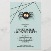 Spooktacular Spider Halloween Einladungen (Vorderseite)