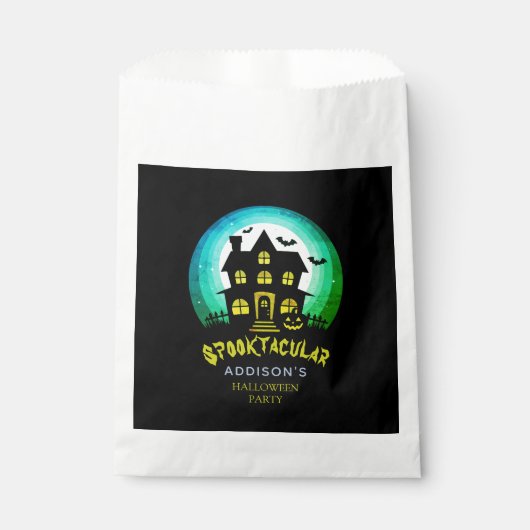 Spooktacular Spookular House Halloween-Party Geschenktütchen (Vorderseite)