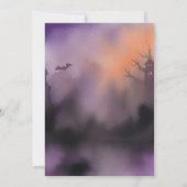 Spooktacular Spookular Night Halloween-Party Einladung (Rückseite)