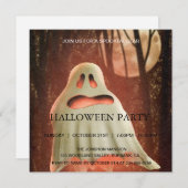 Spooktacular Spuk House Halloween-Party Ghost Einladung (Vorne/Hinten)