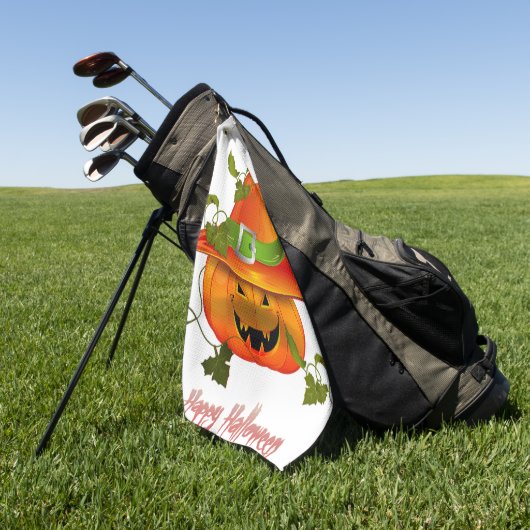Spooktacular Swings: Halloween Golf Handtücher (Gras)