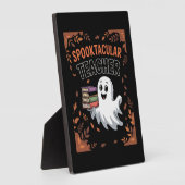Spooktacular Teacher Halloween T-shirt Fotoplatte (Seite)