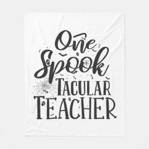 Spooktacular Teacher - Witziger Lehrer Halloween Fleecedecke