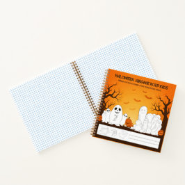 Spooktacular Zahlen: Ein Halloween-Farbabenteuer Notizblock