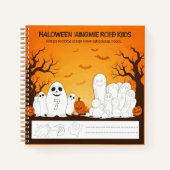 Spooktacular Zahlen: Ein Halloween-Farbabenteuer Notizblock (Vorderseite)