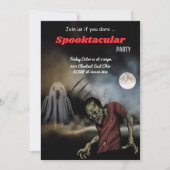 Spooktaculäres Halloween - Niedliches und unglaubl Einladung (Vorderseite)