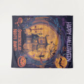 Spooktakuläre Nächte warten! Wandteppich (Vorderseite (Horizontal))