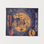 Spooktakuläre Nächte warten! Wandteppich (Vorderseite (Horizontal))