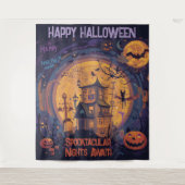 Spooktakuläre Nächte warten! Wandteppich (Vorderseite)