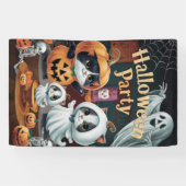 Spooktakuläres Halloween-Party Banner (Horizontal)