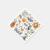Spooktakuläres Halloween-Party | Cocktail Napkin Serviette (Ecke)
