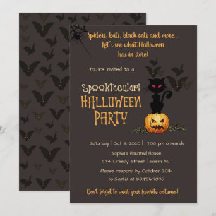 Spooktakuläres Halloween-Party Einladung