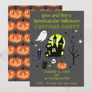Spooktakuläres Halloween-Party Einladung