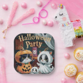 Spooktakuläres Halloween-Party Pappteller (Party)