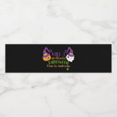 Spooktakuläres Halloween-Party Personalisiert Wasserflaschenetikett (Einzelnes Label)