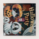 Spooktakuläres Halloween-Party Puzzle (Horizontal)