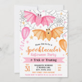 Spooktakuläres Halloween-Party und Trick oder Beha Einladung (Vorderseite)