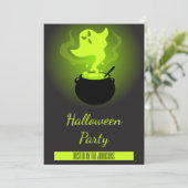 Spooktakuläres Party Einladung (Stehend Vorderseite)