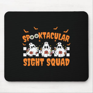 Spooktokuläre Sight Squad Ghost Halloween-Optometr Mousepad