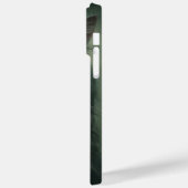 SPOOKWASSERFARBE SCHWARZE KATZE MIT SINGLE-ROTE RO Case-Mate iPhone HÜLLE (Rückseite / Links)