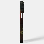 SPOOKWASSERFARBE SCHWARZE KATZE MIT SINGLE-ROTE RO Case-Mate iPhone HÜLLE (Rückseite / Rechts)