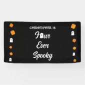 Spooky 4. Geburtstag Banner (Horizontal)