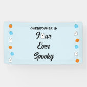 Spooky 4. Geburtstag Banner (Horizontal)