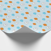 Spooky 4. Geburtstag Geschenkpapier (Ecke)
