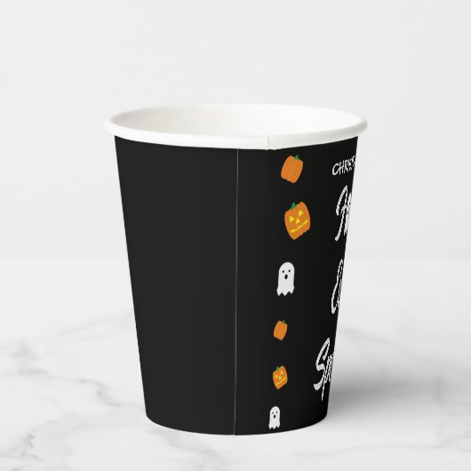 Spooky 4. Geburtstag Pappbecher (Rechts)