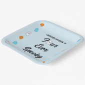 Spooky 4. Geburtstag Pappteller (Gewinkelt)